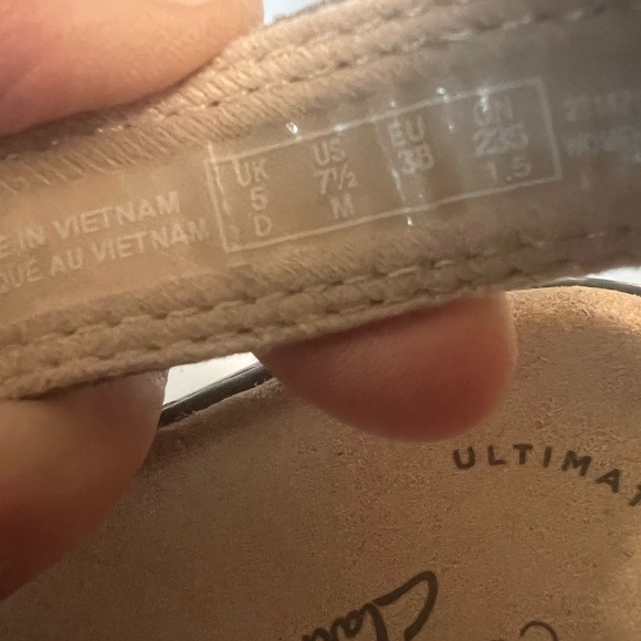 Clarks Women's Leisa Janna Sandal White Leather - Picture 5 of 6